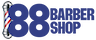 88 Barber Shop Logo